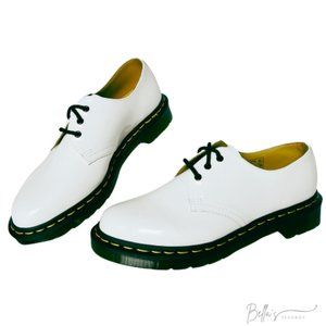 NEW Dr. Martens 1461 Smooth Leather Oxford Shoes, White, Women's 8 / Men's 7